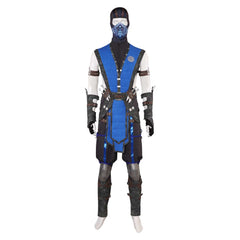 Mortal Kombat Sub-Zero blau Outfits Cosplay Kostüm