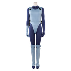 Motoko Kusanagi blau Jumpsuit Ghost in the Shell The Major Cosplay Outfit