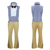 Mr. 3 gestreift Kostüm Set One PIECE Mr. 3 Cosplay Outfit