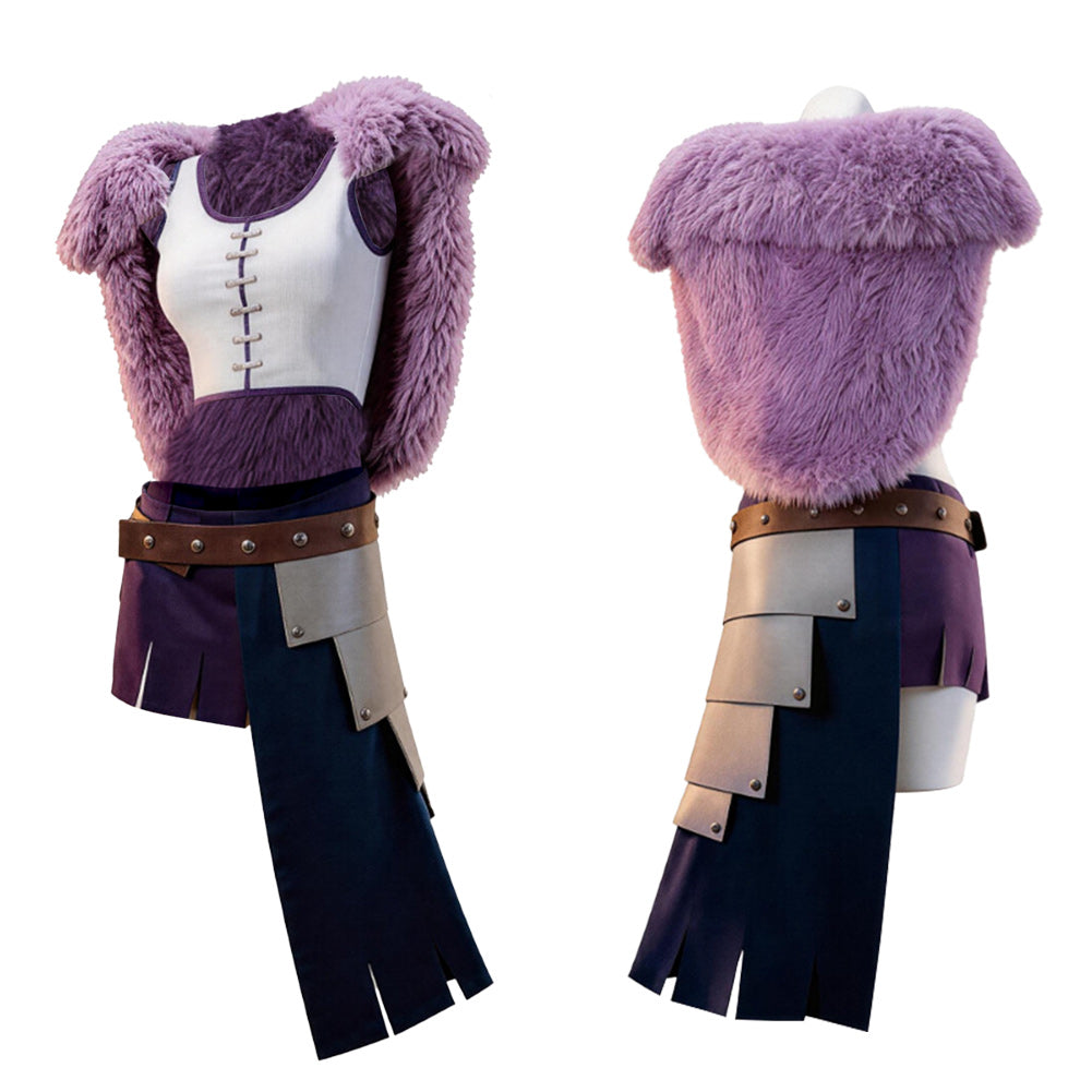 Nico Robin lila Kostüm Set One Piece Robin Cosplay Outfit