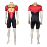 Oliver Grayson rot gelb Jumpsuit Invincible Omni-Man Cosplay Outfit