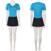 One Piece Film Red Nami blau Outfit Cosplay Kostüm