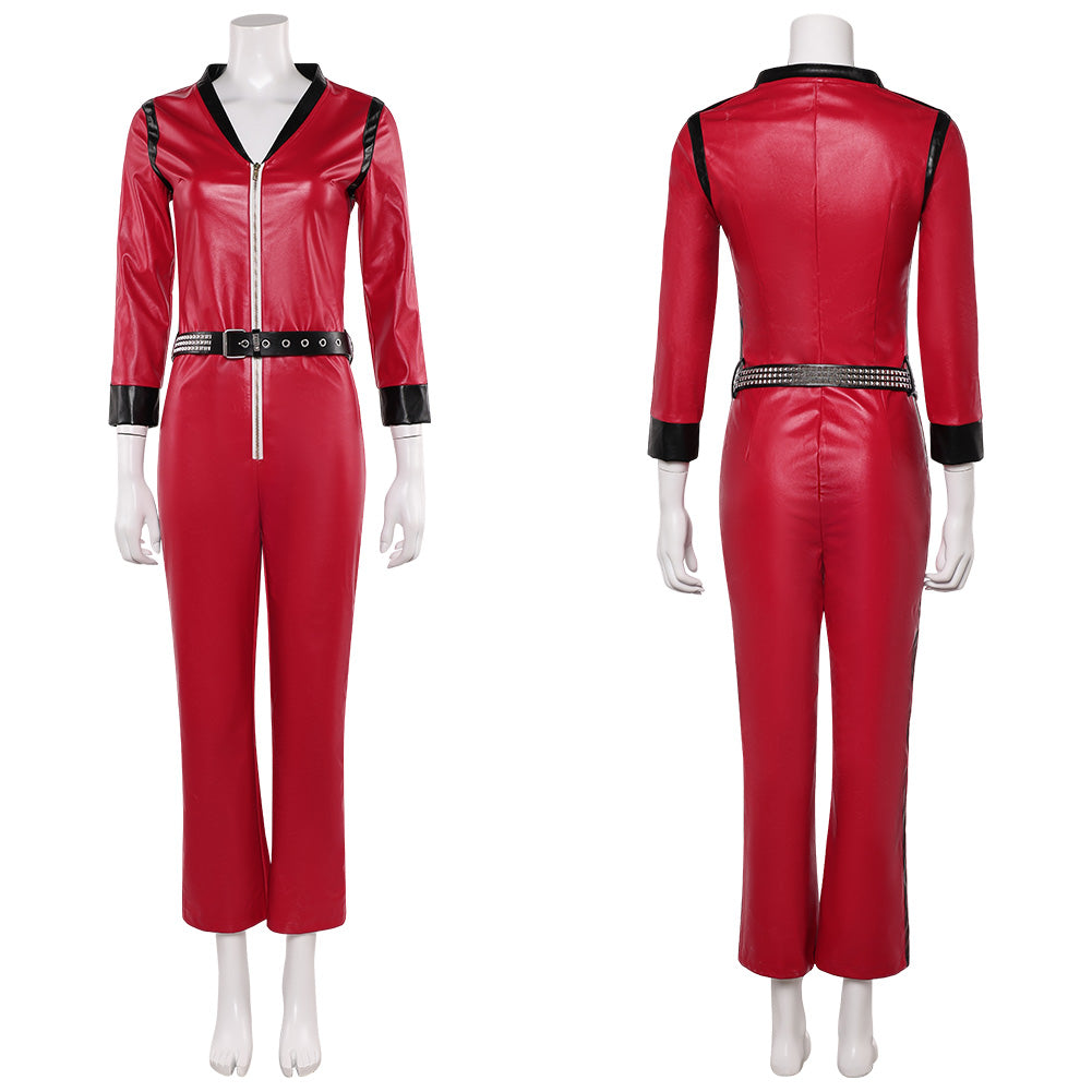 Punk The Runways Joan Jett rot Jumpsuit Cosplay Outfits