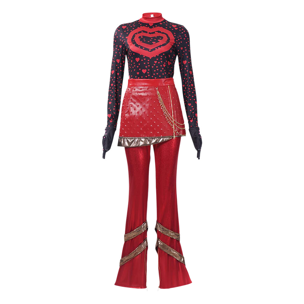 Red Kostüm Set Descendants: Wicked Wonderland Red Damen Cosplay Outfit