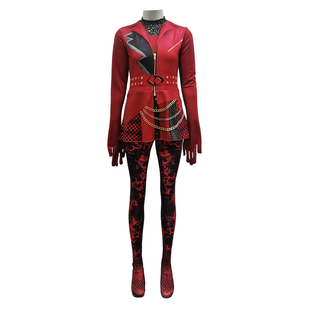 Red Kostüm Set Jumpsuit Descendants Red Cosplay Outfit