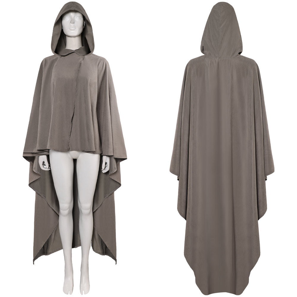 Rey grau Umhang Set Krieg der Sterne Rey Cosplay Outfits