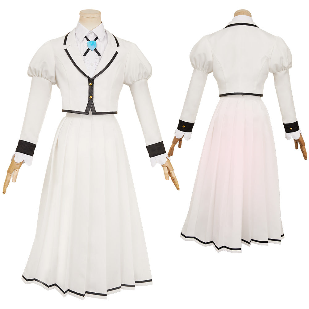 Rock Is a Lady‘s Modesty 2025 Lilisa Suzunomiya weiß Uniform Cosplay Outfits