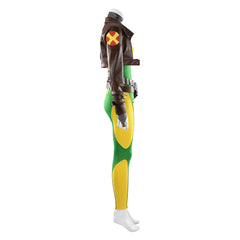 Rogue grün gelb Kostüm Set X-men Rogue Cosplay Outfit