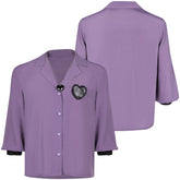 Romance Saja Lila Shirt Kpop Demon Hunters Saja Boys Romance Saja Cosplay Outfits