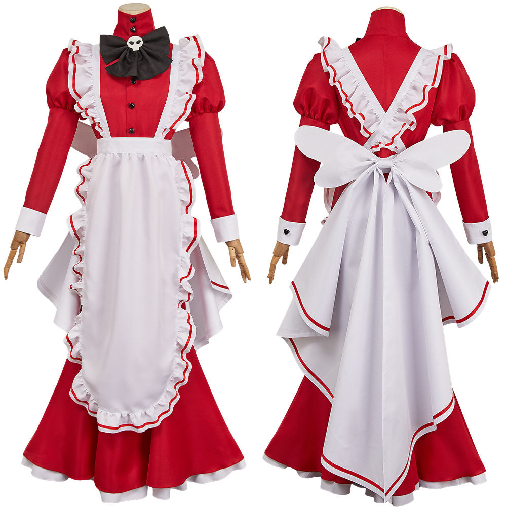 Rosie Hellaverse Diesntmädchen Outfit Hazbin Hotel 2025 Auntie Rosie Cosplay Kostüm