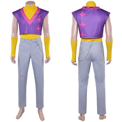 Saja Boys Mystery Saja lila Outfits Cosplay K-Pop: Demon Hunters Mystery Cosplay Kostüm