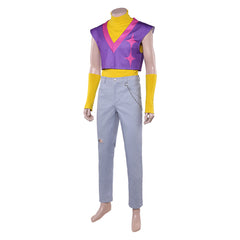 Saja Boys Mystery Saja lila Outfits Cosplay K-Pop: Demon Hunters Mystery Cosplay Kostüm