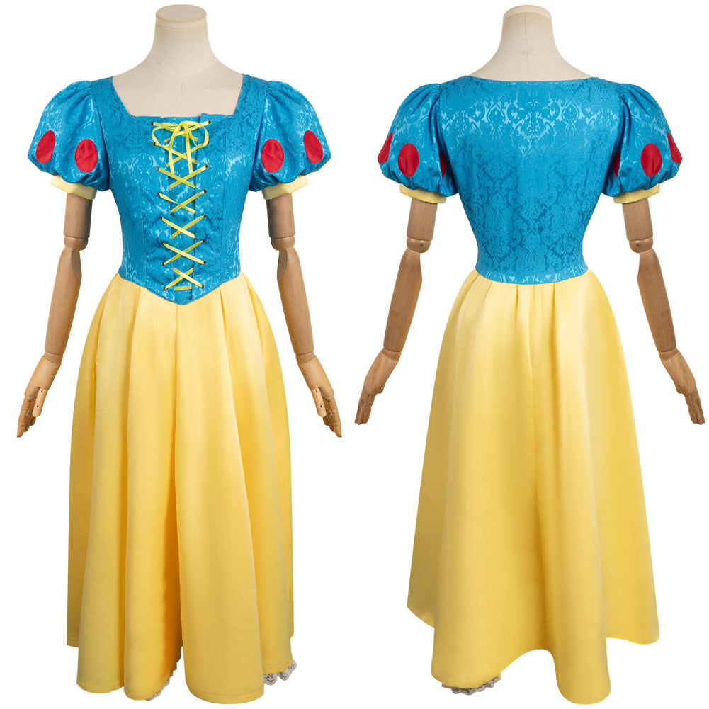Schneewittchen Kleid Snow White Kostüm Cosplay Halloween Halloween Outfits