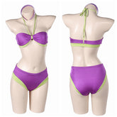 SCOOBY-DOO lila Badeanzug Daphne Blake 2tlg. Bademode Cosplay Outfits