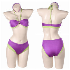 SCOOBY-DOO lila Badeanzug Daphne Blake 2tlg. Bademode Cosplay Outfits
