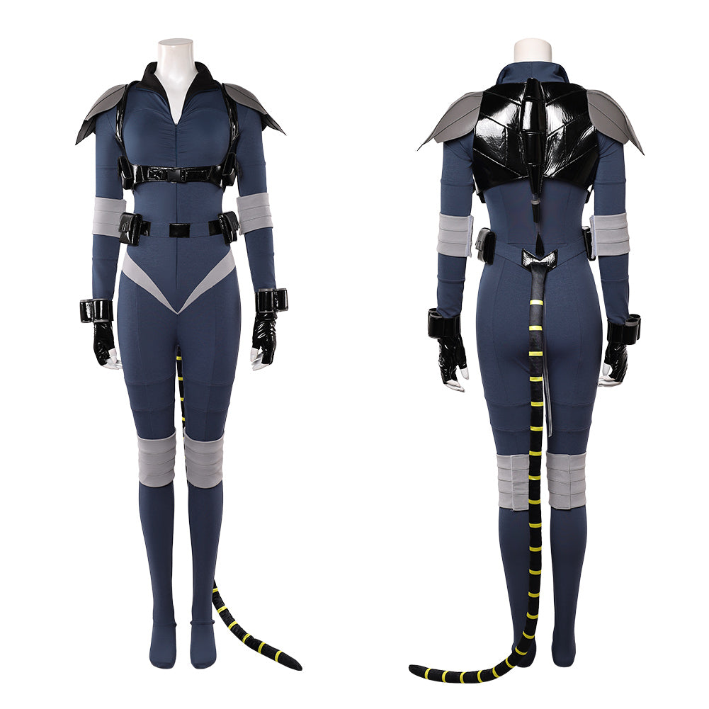 Selina Kyle Catwoman Jumpsuit Absolute Universe Catwoman Cosplay Kostüm