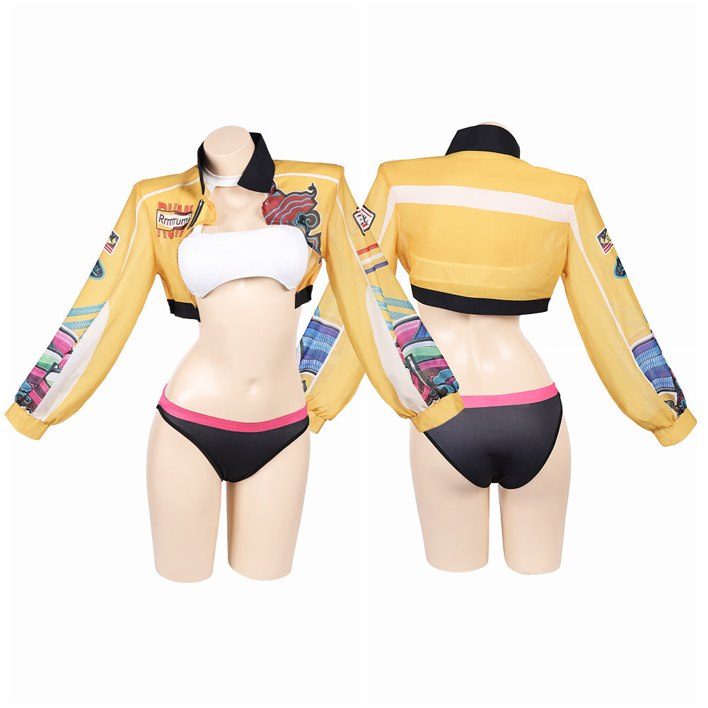 Sexy Rumi Outfits Kpop Demon Hunters Huntrix Rumi Cosplay Kostüm