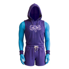 Skeletor Kostüm Set Masters of the Universe Skeletor Cosplay Outfit