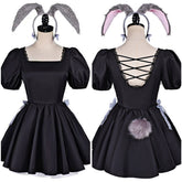 Sua schwarz Kleid Alien Stage Sua Bühnenkleidung Cosplay Outfit