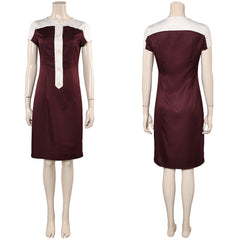 Sue Storm braun Kleid The Fantastic Four: First Steps Invisible Woman Cosplay Outfits