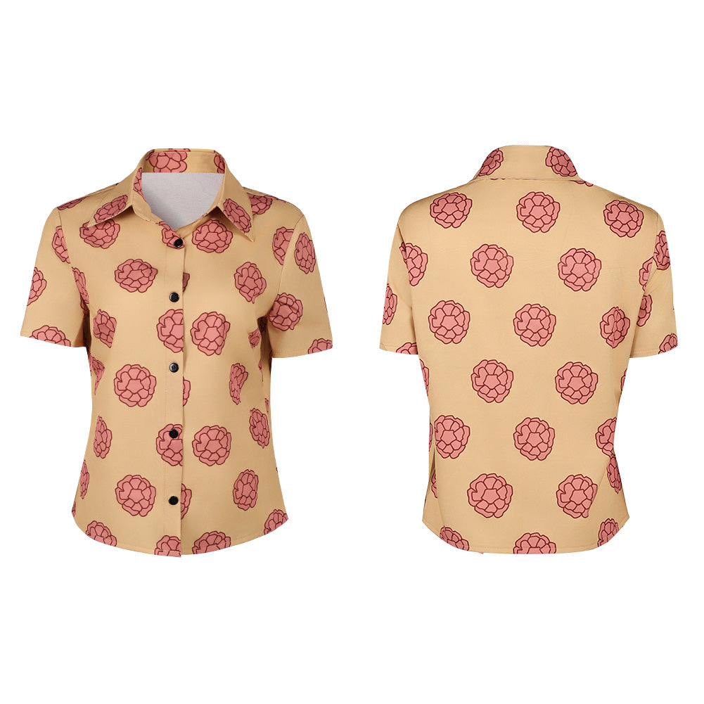 Tashigi Shirt One Piece Live Action Tashigi Cosplay Outfit