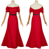 The Dinner Table Detective Reiko Hosho rot Kleid Cosplay Outfits