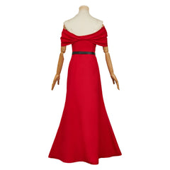 The Dinner Table Detective Reiko Hosho rot Kleid Cosplay Outfits