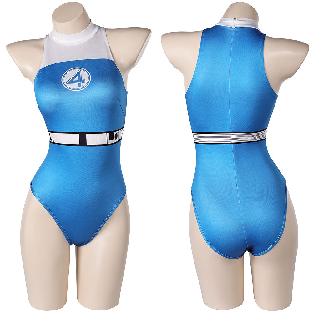 The Fantastic Four: First Steps (2025) Invisible Woman Jumpsuit Cosplay Outfits