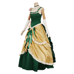 The Ugly Stepsister Elvira grün Kleid Cosplay Outfits