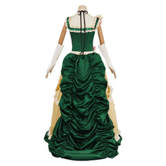 The Ugly Stepsister Elvira grün Kleid Cosplay Outfits