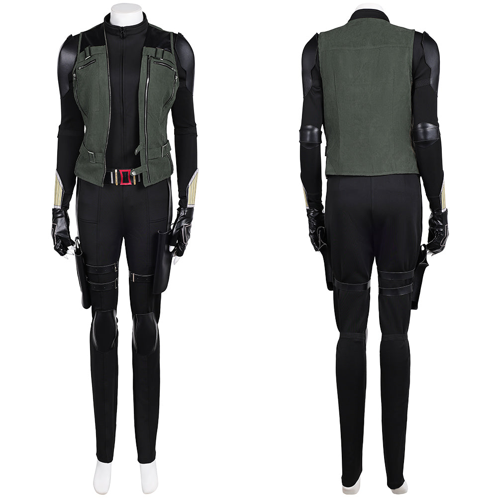 Thunderbolts Yelena Belova schwarz Kostüm Cosplay Outfits