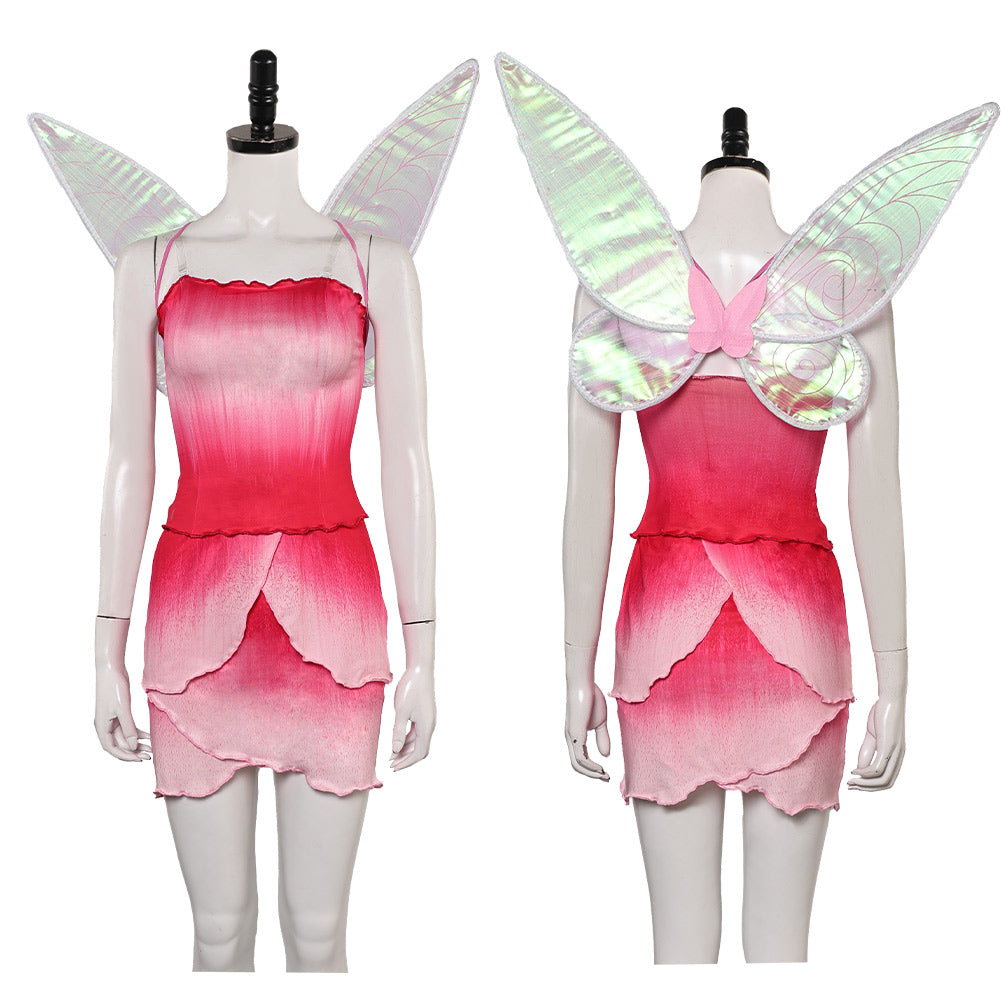 Tinkerbell Rosetta Kleid Cosplay Kostüm Set