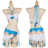 Traveler Lumine Genshin Impact Cosplay Kostüm Outfits