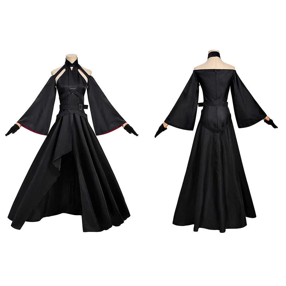 Velvet schwarz Kleid The Ribbon Hero 2026 Velvet Cosplay Outfit