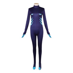 Vox blau Overall Hazbin Hotel Vox Jumpsuit Cosplay Outfit