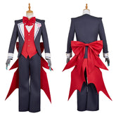 VOX schwarz-rot Outfit Hazbin Hotel Vincent Whittman Kostüm Set