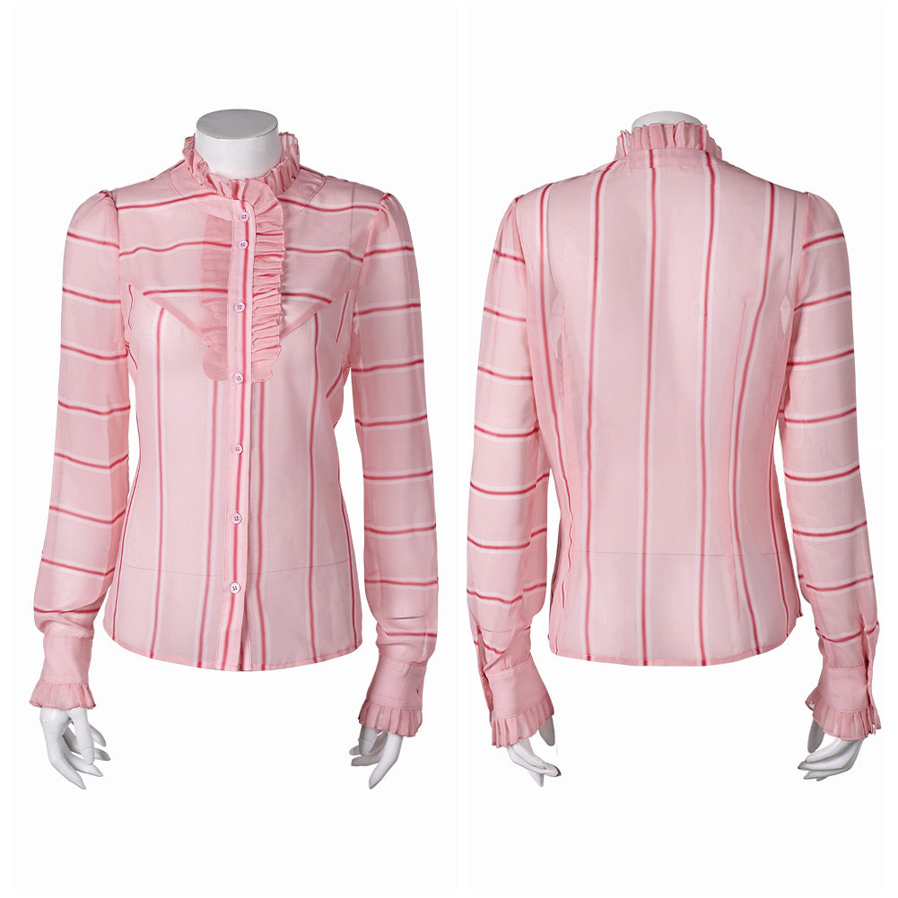 Wicked Glinda rosa Shirt Cosplay Outfits