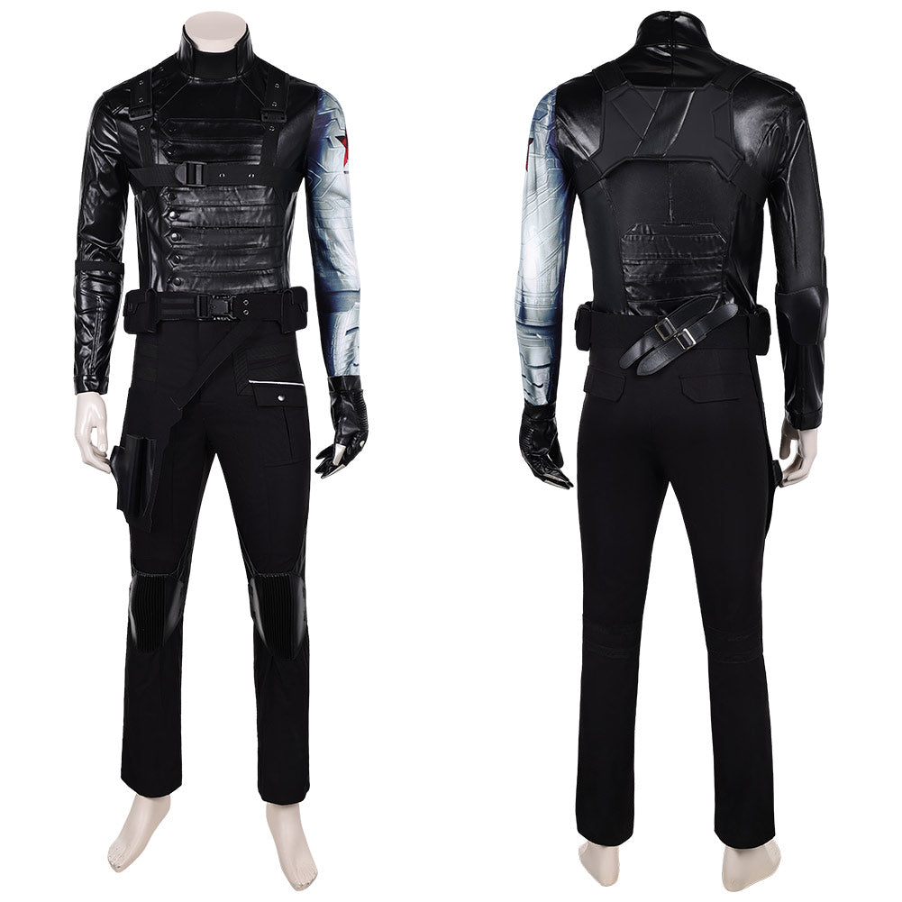 Winnersolder schwarz Kostüm Set Thunderbolts Bucky Bames Cosplay Outfits