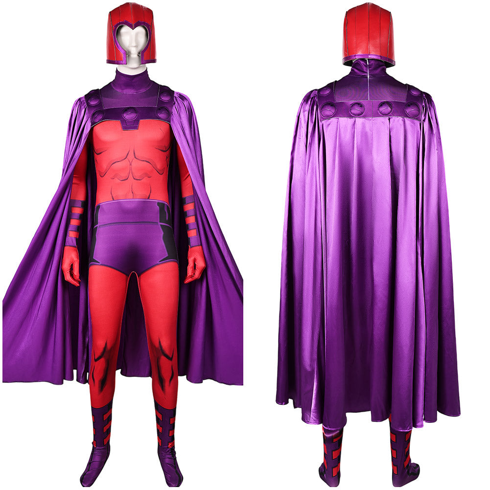 X-Men '97 Magneto Jumpsuit Cosplay Halloween Karneval Outfits