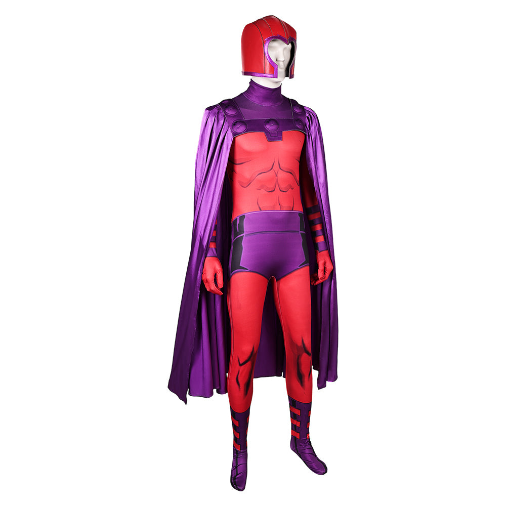 X-Men '97 Magneto Jumpsuit Cosplay Halloween Karneval Outfits