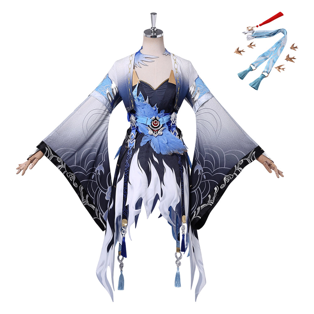 Yangyang: Xuanling Kostüm Set Wuthering Waves Yangyang: Xuanling Cosplay Outfit