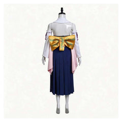 Yuna Kostüm Set Japanischer Kimono Final Fantasy Yuna Cosplay Outfit