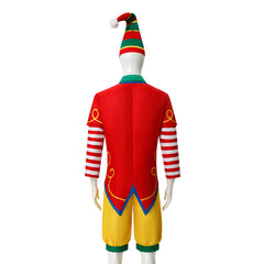 Zirkus Clown Kostüm Set Vintage Karneval Narr Cosplay Outfit