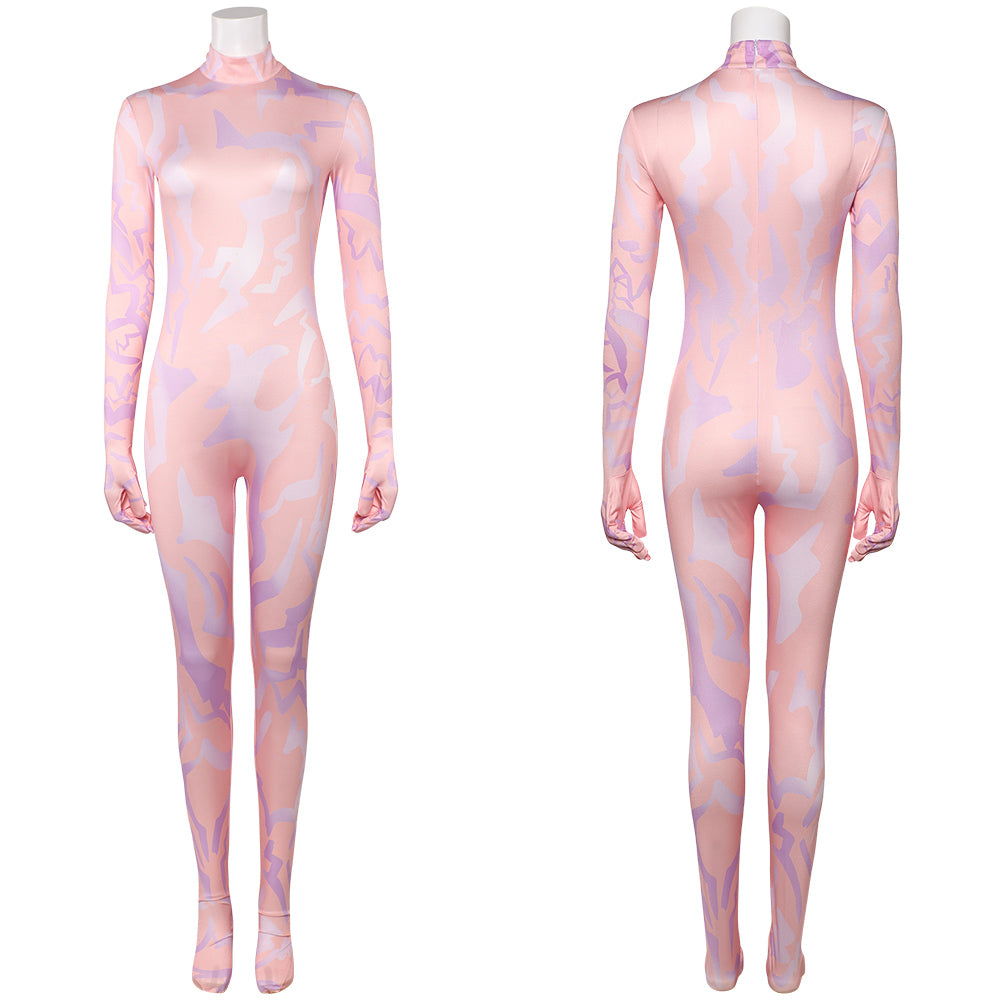 Zoey bunt Overall KPOP Demon Hunters Zoey Jumpsuit Cosplay Kostüm