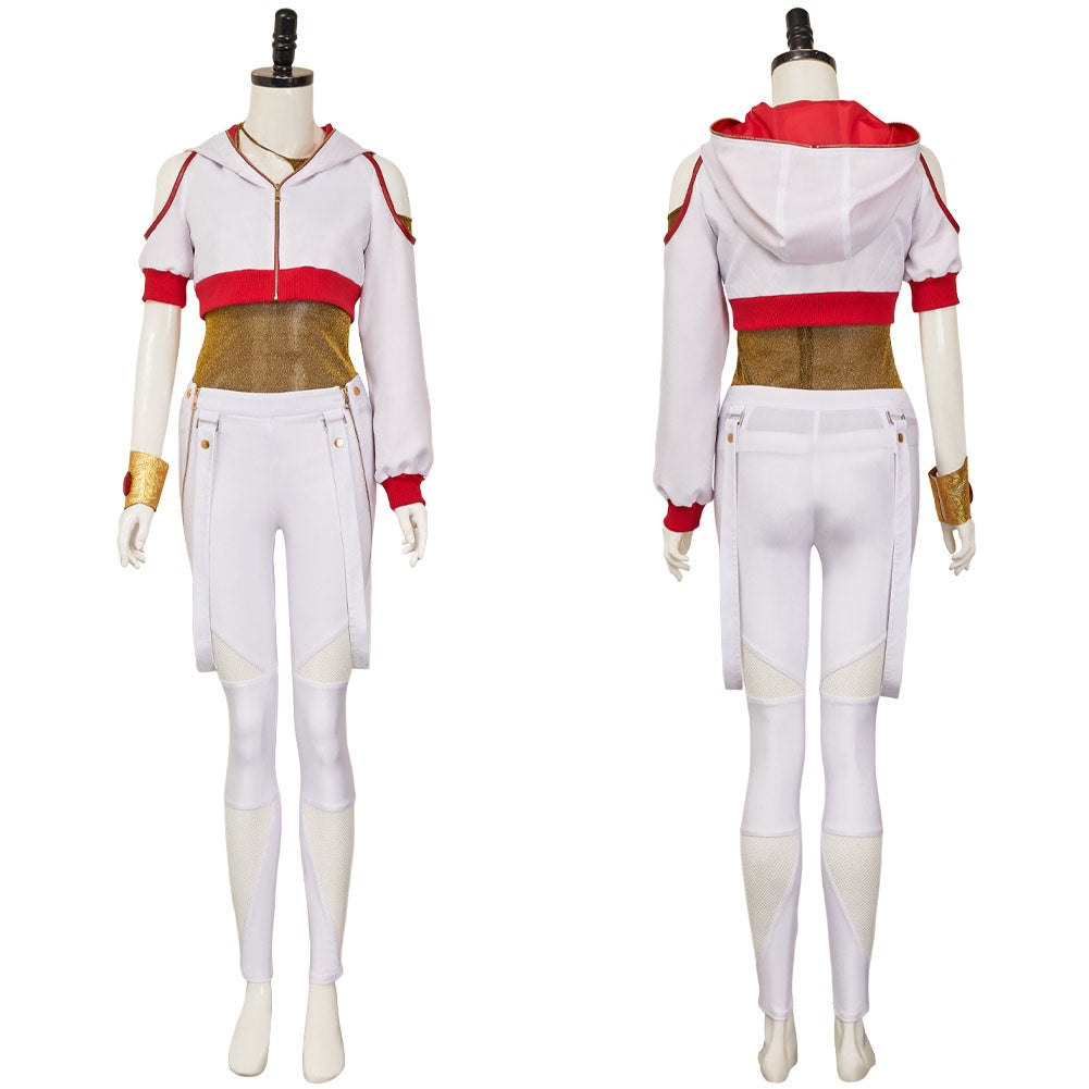 Zombies 4: Dawn of the Vampires Nova Bright weiß Kostüm Cosplay Outfits