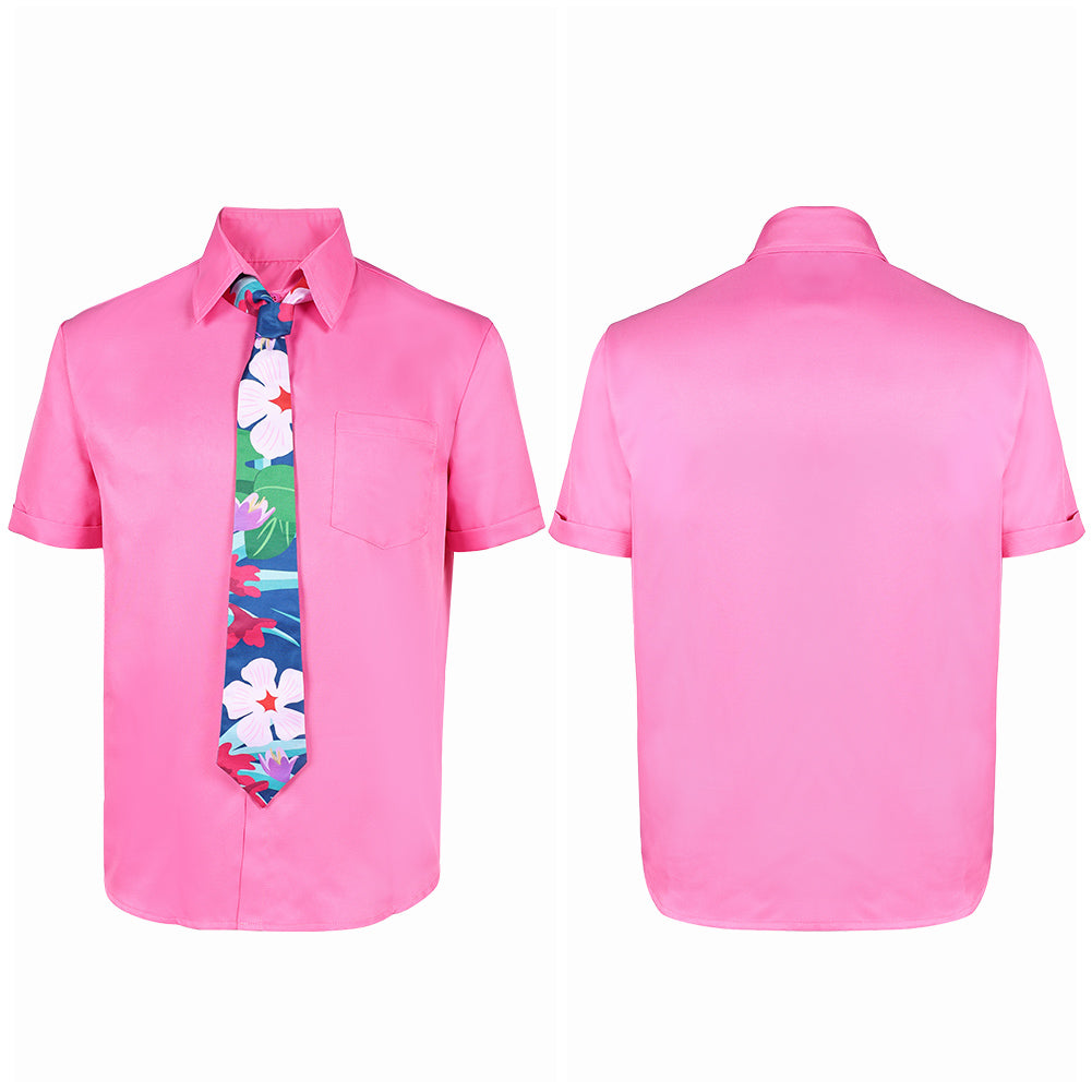 Zoomania 2025 Nick Wilde rosa Hemd Zootopia Nick Cosplay Outfits