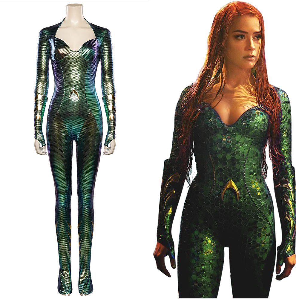 Aquaman and the Lost Kingdom Mera Cosplay Kostüm Halloween Karneval Jumpsuit