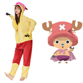 One piece Chopper Cosplay Pajama Erwachsene Unisex Schlafanzug Polyester Pyjamas Halloween Karneval Kostüme für Erwachsene