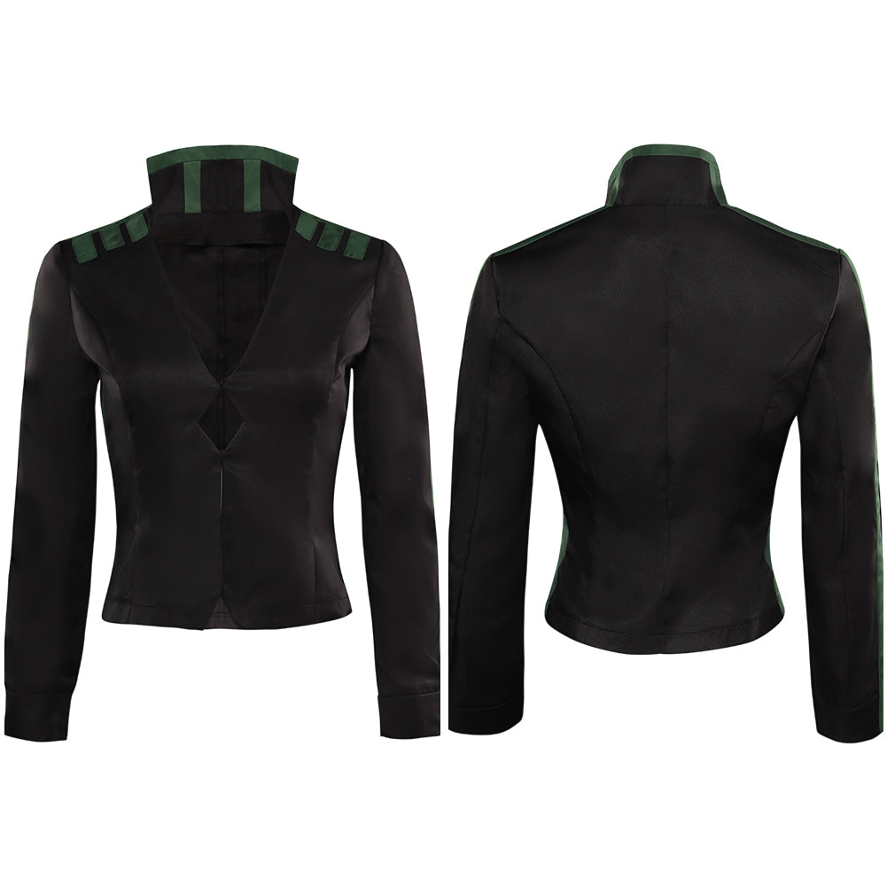 Poison Ivy Jacke Pamela Lillian Isley Cosplay Kostüm Halloween Karneval Outfits