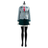 Boku No Hero Academia BNHA Tsuyu Schule Uniform Cosplay Kostüm